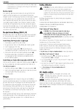 Предварительный просмотр 174 страницы DeWalt XRLi-ION DCS573 Original Instructions Manual