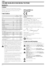 Предварительный просмотр 176 страницы DeWalt XRLi-ION DCS573 Original Instructions Manual