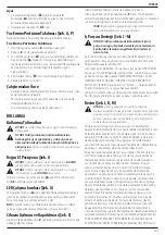 Предварительный просмотр 187 страницы DeWalt XRLi-ION DCS573 Original Instructions Manual