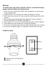 Предварительный просмотр 2 страницы Dewenwils HRLS21B Instruction Manual