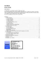 Dewert 2410XL/H User Manual предпросмотр