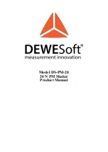 DEWESOFT DS-PM-20 Product Manual preview