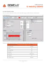 Preview for 12 page of DEWESOFT E-Mobility DEMO User Manual