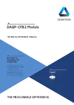 Dewetron DAQP-CFB2 Technical Reference Manual preview