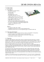 Preview for 9 page of Dewetron DEWE-ORION-0824-20 Series Technical Reference Manual