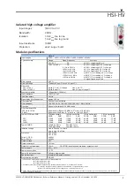 Preview for 9 page of Dewetron HSI-HV Technical Reference Manual