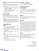 Preview for 4 page of DEXAPLAN FG 624 Operating And Safety Instructions Manual