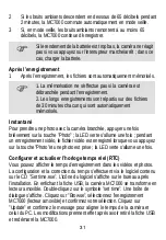 Preview for 31 page of Dexford Mini DV MC7000 Operating Instructions Manual