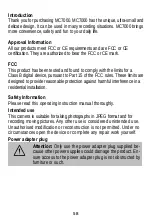 Предварительный просмотр 58 страницы Dexford Mini DV MC7000 Operating Instructions Manual