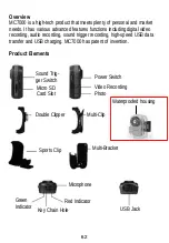 Preview for 62 page of Dexford Mini DV MC7000 Operating Instructions Manual