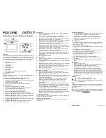 Preview for 1 page of Dexford PCS 2000 Manual