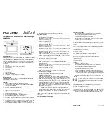 Предварительный просмотр 4 страницы Dexford PCS 2000 Manual