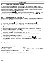 Preview for 20 page of Dexford PMR700 User Manual