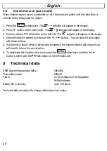 Предварительный просмотр 26 страницы Dexford PMR700 User Manual