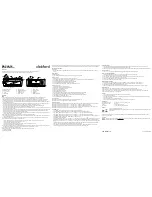 Dexford RAC 4618 Instruction Manual предпросмотр