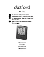 Предварительный просмотр 1 страницы Dexford RCT200 Operating Manual