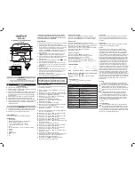 Dexford RRCW 4700 Operating Instructions preview