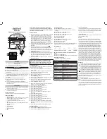 Preview for 3 page of Dexford RRCW 4700 Operating Instructions