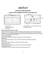 Предварительный просмотр 3 страницы Dexford SPA-WS100 Operating Manual