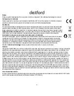 Preview for 6 page of Dexford SPA-WS100 Operating Manual