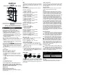 Предварительный просмотр 2 страницы Dexford WS 4870 Operating Instructions