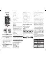 Preview for 3 page of Dexford WSRC 2254 Operating Instructions