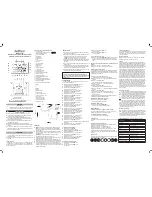 Предварительный просмотр 2 страницы Dexford WSRC 2257 Operating Instructions