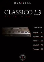 Предварительный просмотр 1 страницы Dexibell Classico L3 Quick Manual