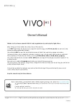 Preview for 3 page of Dexibell VIVO H1 Owner'S Manual