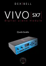 Preview for 1 page of Dexibell VIVO SX7 Quick Manual