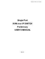 Preview for 1 page of deXlan IP-KVM User Manual