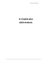 Предварительный просмотр 1 страницы deXlan IP POWER 068420 User Manual