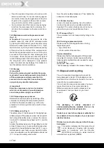 Предварительный просмотр 22 страницы Dexter Laundry 3906139953 Translation Of Original Instruction Manual