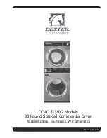Dexter Laundry DDAD T-30 2 Series Troubleshooting, Fault Codes, And Schematics preview
