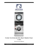 Preview for 1 page of Dexter Laundry T350 Parts & Service Manual