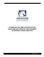 Dexter Laundry T750 EXPRESS Parts And Service Manual preview