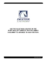 Предварительный просмотр 1 страницы Dexter Laundry WCN Series Manual