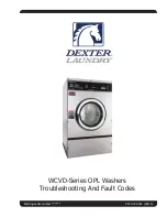 Preview for 1 page of Dexter Laundry WCVD Series Troubleshooting And Fault Codes