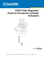 DeZurik AFR3 Instructions Manual предпросмотр