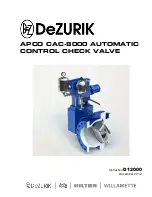 Предварительный просмотр 1 страницы DeZurik APCO CAC-8000 Instruction