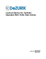 Предварительный просмотр 1 страницы DeZurik KGC Manual