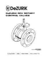 Preview for 1 page of DeZurik RCV Installation And Operation Manual