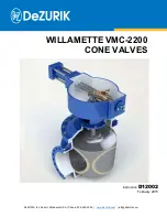 Preview for 1 page of DeZurik WILLAMETTE VMC-2200 Manual