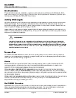 Preview for 2 page of DeZurik WILLAMETTE VMC-2200 Manual