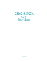 DFI-ITOX CB60-BX User Manual preview