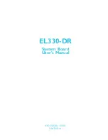 Preview for 1 page of DFI-ITOX EL330-DR User Manual