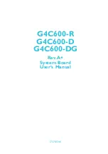 DFI-ITOX G4C600 User Manual preview