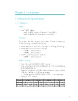 Preview for 7 page of DFI-ITOX G4E606-P User Manual