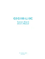 Preview for 1 page of DFI-ITOX G5G100-L10C User Manual