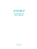 Preview for 1 page of DFI-ITOX G7V300-P User Manual